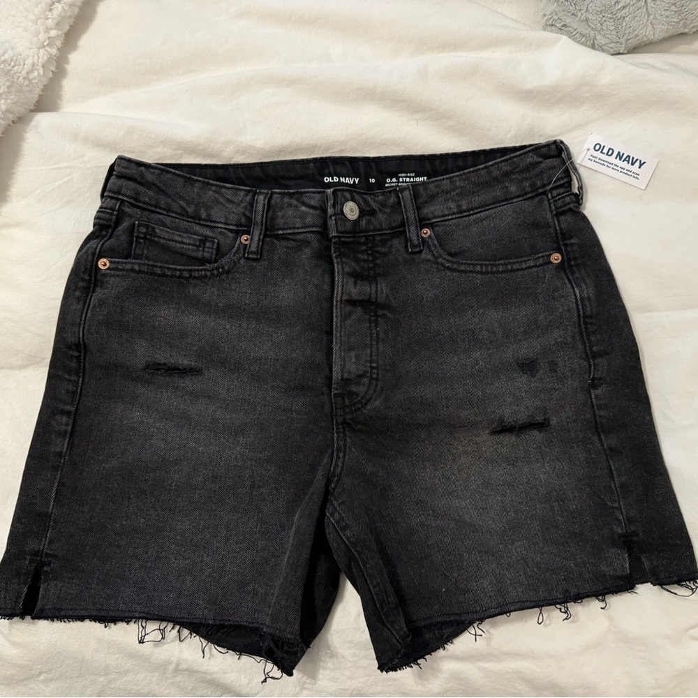 Old Navy High-rise OG Straight Shorts